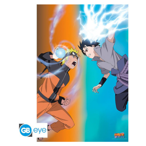 GBeye Naruto Shippuden Naruto vs Sasuke Poster 91,5 x 61 cm
