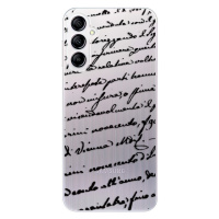 Odolné silikónové puzdro iSaprio - Handwriting 01 - black - Samsung Galaxy A14 / A14 5G