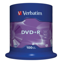 DVD+R Verbatim 4,7 GB (120min) 16x 100-cake