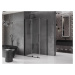 MEXEN/S - Velár sprchovací kút 130 x 100, transparent, čierna 871-130-100-01-70