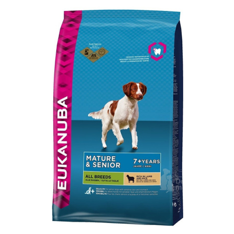 Eukanuba Dog Mature&Senior Lamb&Rice 12kg zľava