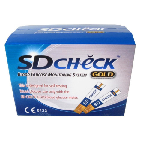 Testovacie prúžky pre glukomer SD-CHECK GOLD 50ks Celimed
