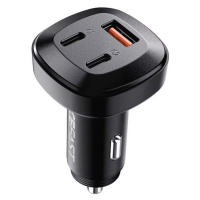 Nabíjačka do auta Car Charger Acefast B3, 66W, 2x USB-C + USB (black)