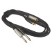 Bespeco ROCKIT Interlink Cable 2x RCA - 2x Jack Mono 3 m