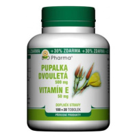 Bio Pharma Pupalka dvojročná s vitamínom E 100 + 30 cps