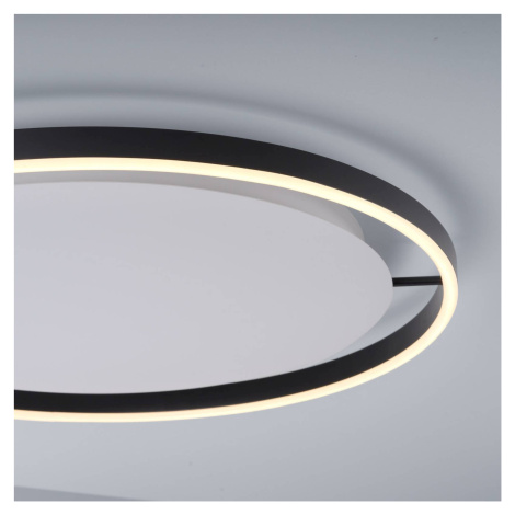 LED stropné svietidlo Ritus, Ø 58,5 cm, antracitová farba