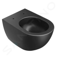 RAVAK - Chrome Závesné WC, RimOff, matná čierna X01794
