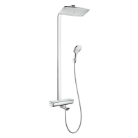 Hansgrohe Raindance Select E, Showerpipe 360 1jet s vaňovým termostatom, biela/chrómová, HAN-271