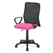 Kancelárska stolička KA-B047 Ružová,Kancelárska stolička KA-B047 Ružová
