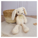 Doudou Histoire d´Ours Plyšový kamarát biely zajačik 40 cm