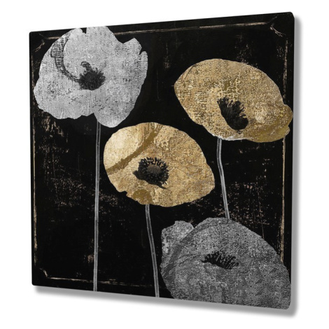 Obraz na plátne Poppies II KC141 45x45 cm