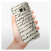 Silikónové puzdro iSaprio - Handwriting 01 - black - Samsung Galaxy S7 Edge