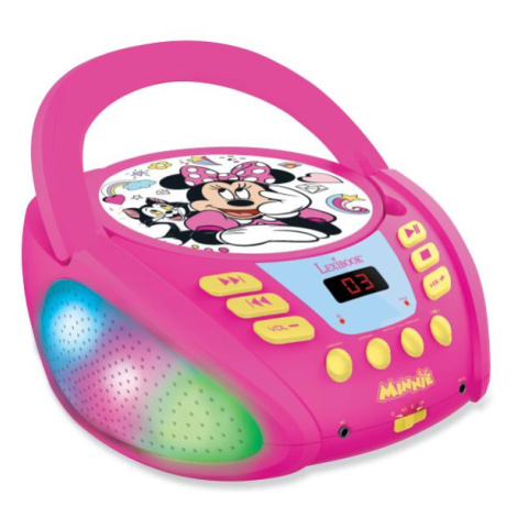 Lexibook Svietiaci Bluetooth CD prehrávač Myška Minnie