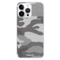Odolné silikónové puzdro iSaprio - Gray Camuflage 02 - iPhone 15 Pro Max
