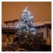 VOLTRONIC® 59748 Vianočné LED osvetlenie 40 m - studená biela 400 LED + ovládač - zelený kábel