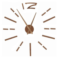 3D Nalepovacie hodiny DIY Clock BIG Time L, ČIERNE 80-130cm