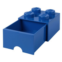 LEGO® Úložný box 4 so šuplíkom Modrá