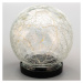 Nexos 88251 solárne svetlo so sklenenou guľou, 10 LED, teplá biela