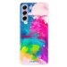 Odolné silikónové puzdro iSaprio - Abstract Paint 03 - Samsung Galaxy S21 FE 5G