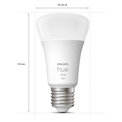 Philips Hue White 9,5W E27 3ks štartovacia súprava