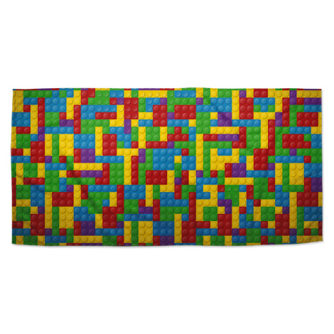 Uterák Farebná stavebnica - 70x140 cm