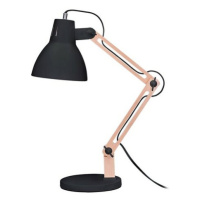Solight WO57-B Stolná lampa Falun, čierna