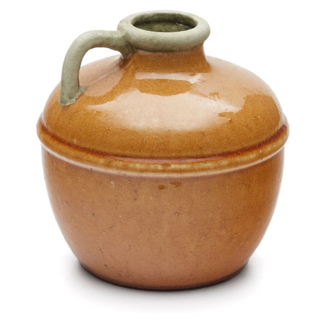 Hnedá keramická váza Tamariu – Kave Home