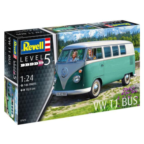 Plastic ModelKit auto 07675 - VW T1 Bus (1:24)