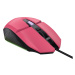 Herná myš TRUST GXT 109P FELOX, optická, USB, ružová