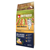 ONTARIO DOG ADULT MEDIUM CHICKEN AND POTATOES AND HERBS (12KG)