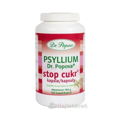 DR. POPOV PSYLLIUM STOP CUKOR 120 ks