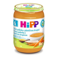 HIPP Bio polievka kuracia s pšeničnou krupicou 190 g