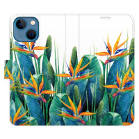 Flipové puzdro iSaprio - Exotic Flowers 02 - iPhone 13 mini