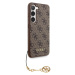 Guess 4G Charms Zadný Kryt pre Samsung Galaxy S23 Brown