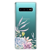 Odolné silikónové puzdro iSaprio - Succulent 01 - Samsung Galaxy S10