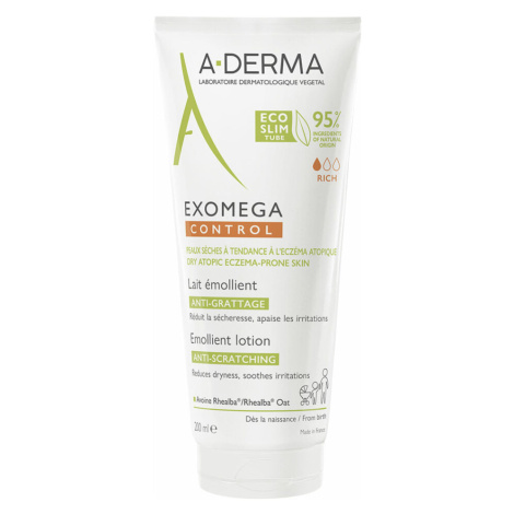 A-DERMA Exomega Control Emolienčné mlieko 200 ml