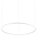 Závesné svietidlo Ideal Lux LED Oracle Slim white 4 000 K Ø 150 cm