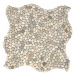 Kamenná mozaika Mosavit Mini pebbles blanco 30x30 cm mat PEBBLEBL