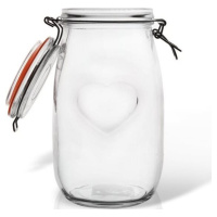 Dóza sklo patent BELA srdce 1,5 l