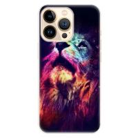 Odolné silikónové puzdro iSaprio - Lion in Colors - iPhone 13 Pro