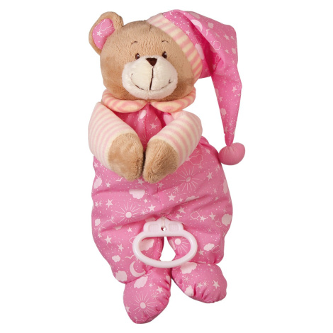 Hrací medvídek TEDDY růžový SMALL FOOT