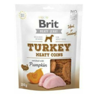 BRIT JERKY TURKEY MEATY COINS 200G