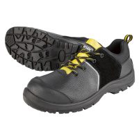 PARKSIDE® Pánska kožená bezpečnostná obuv S3 (41, čierna/žltá)