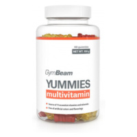 GYMBEAM Yummies multivitamín gumené medvedíky mix príchutí 60 ks