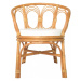 Jedálenská stolička prírodný ratan / plátno Dekorhome Prírodná,Jedálenská stolička prírodný rata