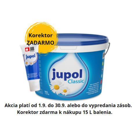 JUPOL CLASSIC - Biela interiérová farba na steny biela 15 L