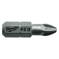 MILWAUKEE Skrutkovacie bity PZ3, 25 mm (25 ks)