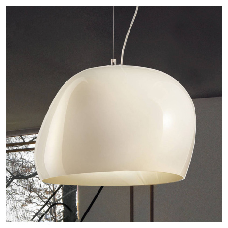 Závesná lampa Surface Ø 40cm E27 biela/matná biela Vistosi