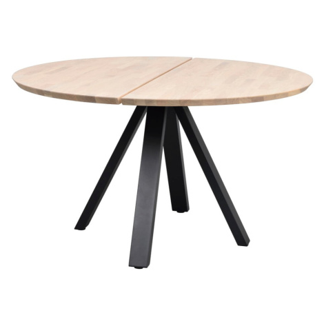 Okrúhly jedálenský stôl s doskou z dubového dreva v prírodnej farbe ø 130 cm Carradale – Rowico