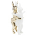 Dekoratívna kameninová soška Kare Design Hugging Rabbits